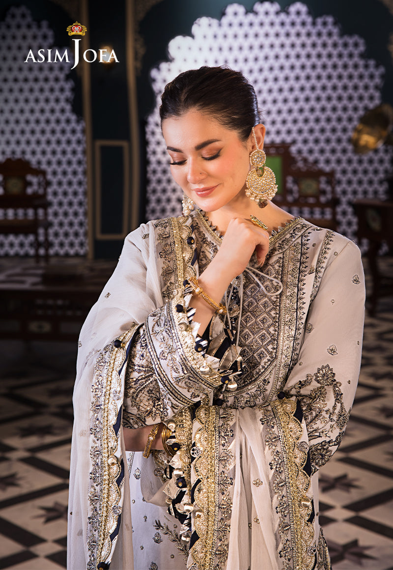 Asim Jofa | Fasana e Ishq Eid Luxury Lawn | AJFI-28 by Designer Asim Jofa - House of Maryam - Pakistani Designer Ethnic Wear in {{ shop.shopifyCountryName }}