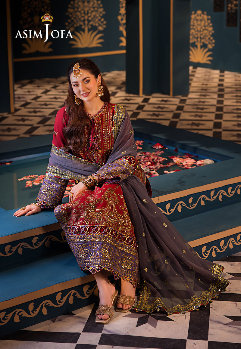 Asim Jofa | Fasana e Ishq Eid Luxury Lawn | AJFI-27