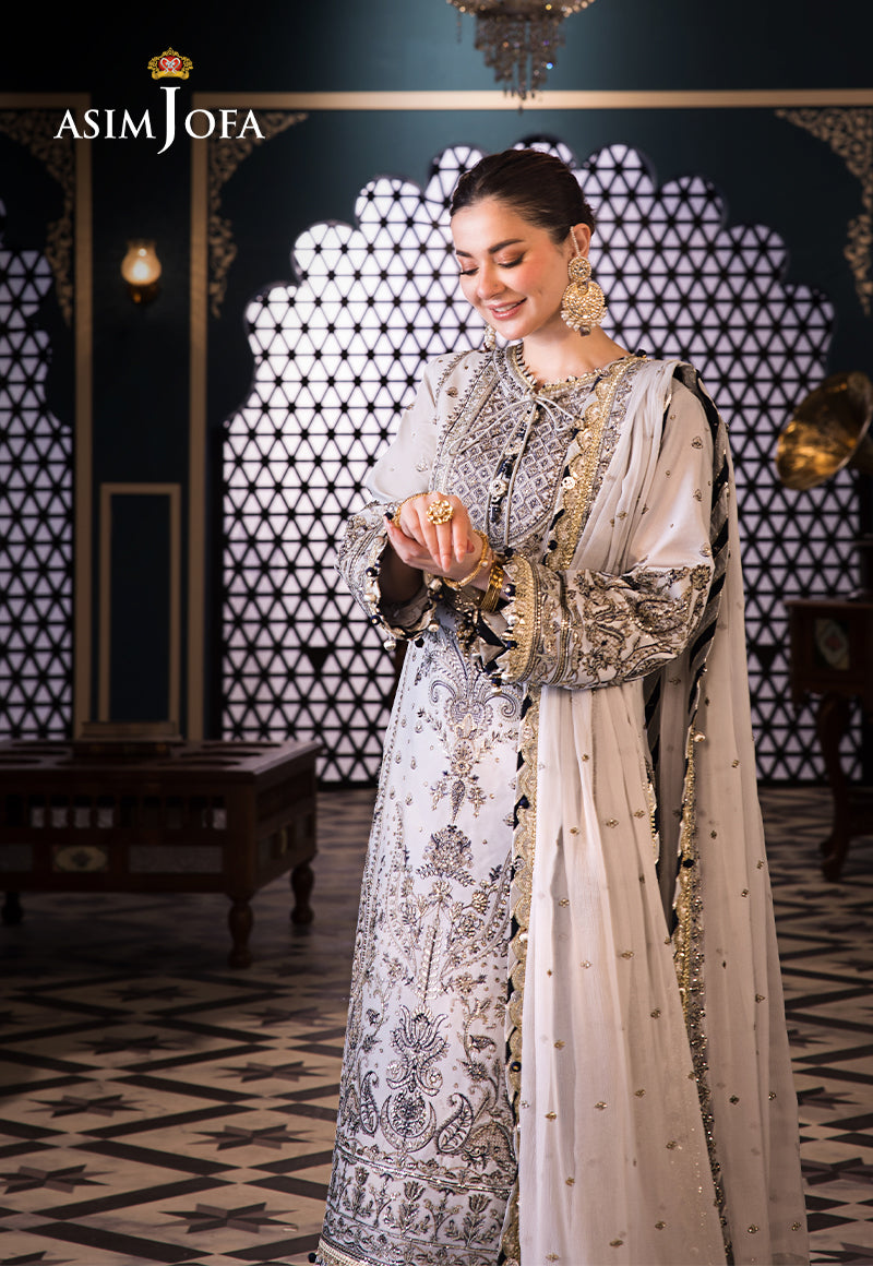 Asim Jofa | Fasana e Ishq Eid Luxury Lawn | AJFI-28 by Designer Asim Jofa - House of Maryam - Pakistani Designer Ethnic Wear in {{ shop.shopifyCountryName }}