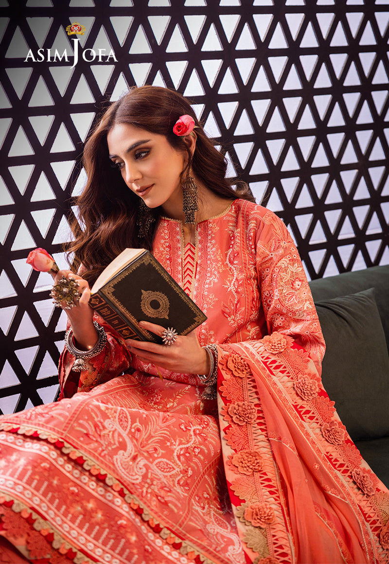 Asim Jofa | Fasana e Ishq Eid Luxury Lawn | AJFI-07