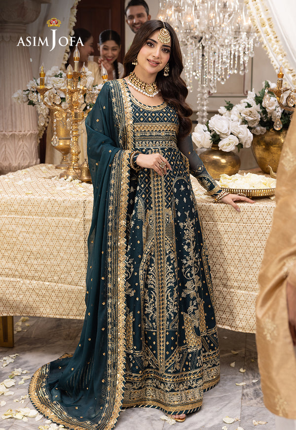 Asim Jofa | Shehnai Festive Collection | AJSH-18 by Designer Asim Jofa - House of Maryam - Pakistani Designer Ethnic Wear in {{ shop.shopifyCountryName }}