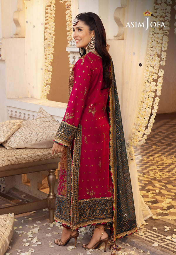 Asim Jofa | Shehnai Festive Collection | AJSH-19 by Designer Asim Jofa - House of Maryam - Pakistani Designer Ethnic Wear in {{ shop.shopifyCountryName }}