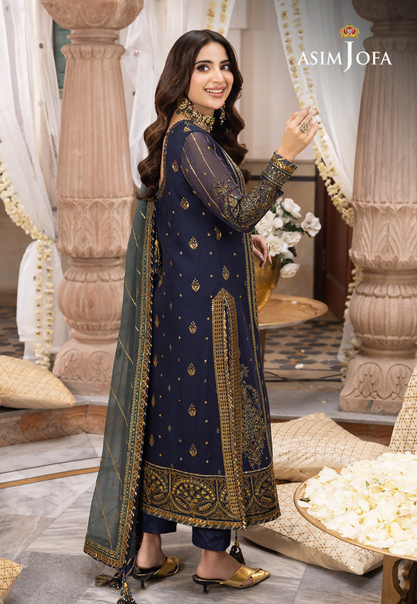 Asim Jofa | Shehnai Festive Collection | AJSH-12 by Designer Asim Jofa - House of Maryam - Pakistani Designer Ethnic Wear in {{ shop.shopifyCountryName }}