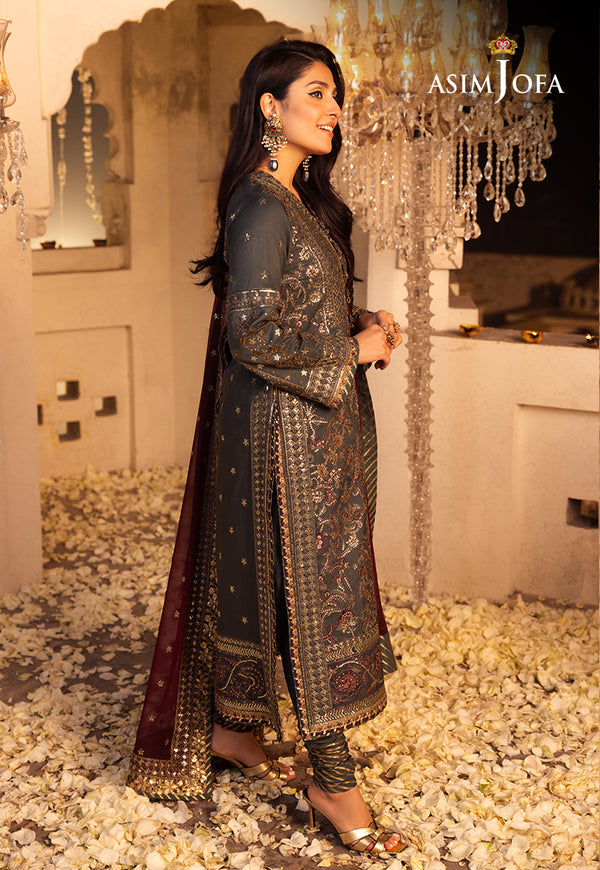 Asim Jofa | Shehnai Festive Collection | AJSH-07 by Designer Asim Jofa - House of Maryam - Pakistani Designer Ethnic Wear in {{ shop.shopifyCountryName }}