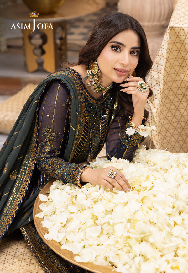 Asim Jofa | Shehnai Festive Collection | AJSH-12 by Designer Asim Jofa - House of Maryam - Pakistani Designer Ethnic Wear in {{ shop.shopifyCountryName }}