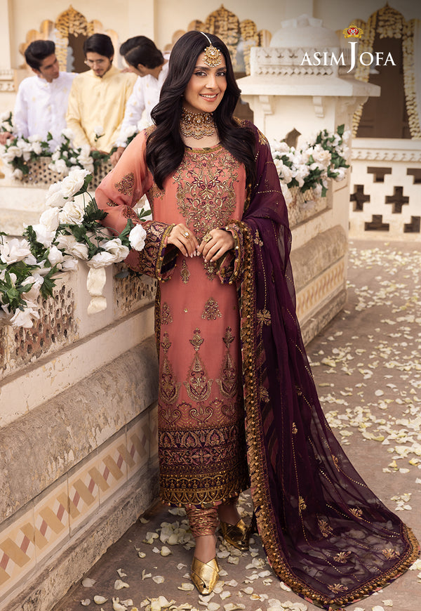 Asim Jofa | Shehnai Festive Collection | AJSH-13 by Designer Asim Jofa - House of Maryam - Pakistani Designer Ethnic Wear in {{ shop.shopifyCountryName }}