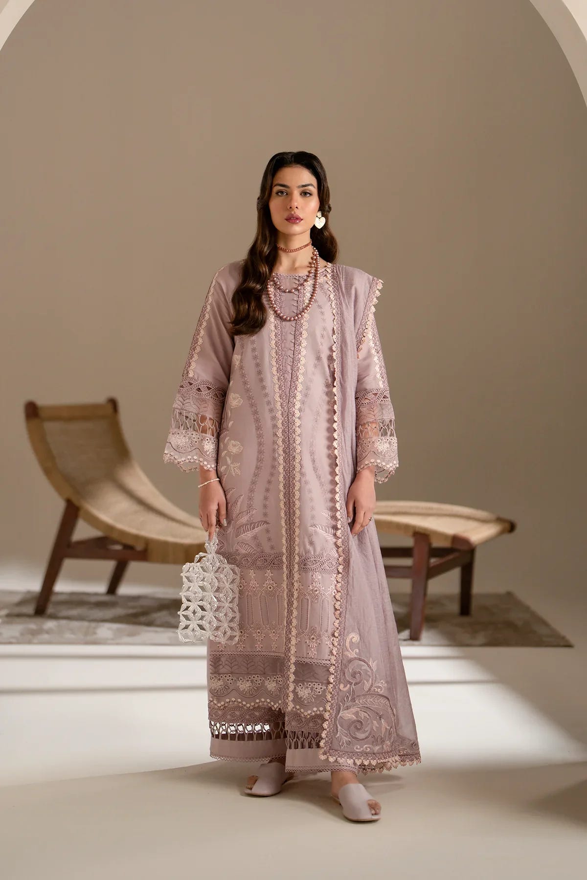 Azzal | Aghaaz Luxury Lawn | Rukhsaar -  Azzal Luxury - Original Designer Dress - House of Maryam