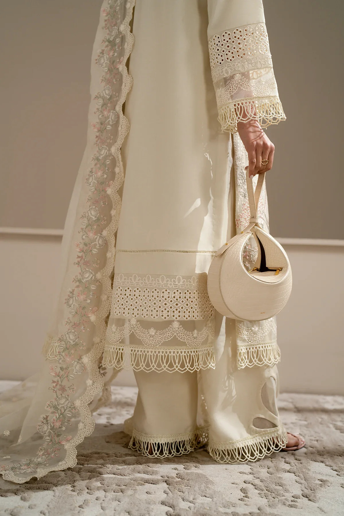 Azzal | Aghaaz Luxury Lawn | Mashl -  Azzal Luxury - Original Designer Dress - House of Maryam