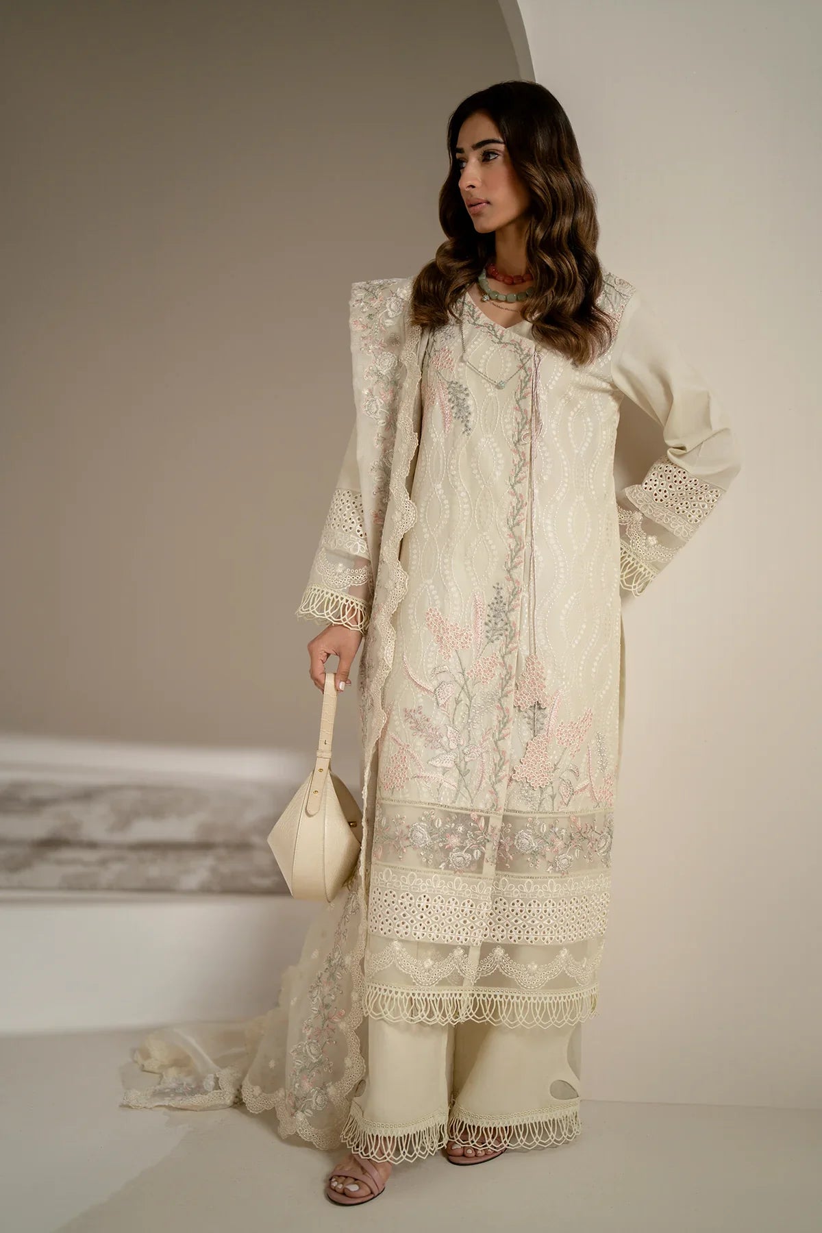 Azzal | Aghaaz Luxury Lawn | Mashl -  Azzal Luxury - Original Designer Dress - House of Maryam