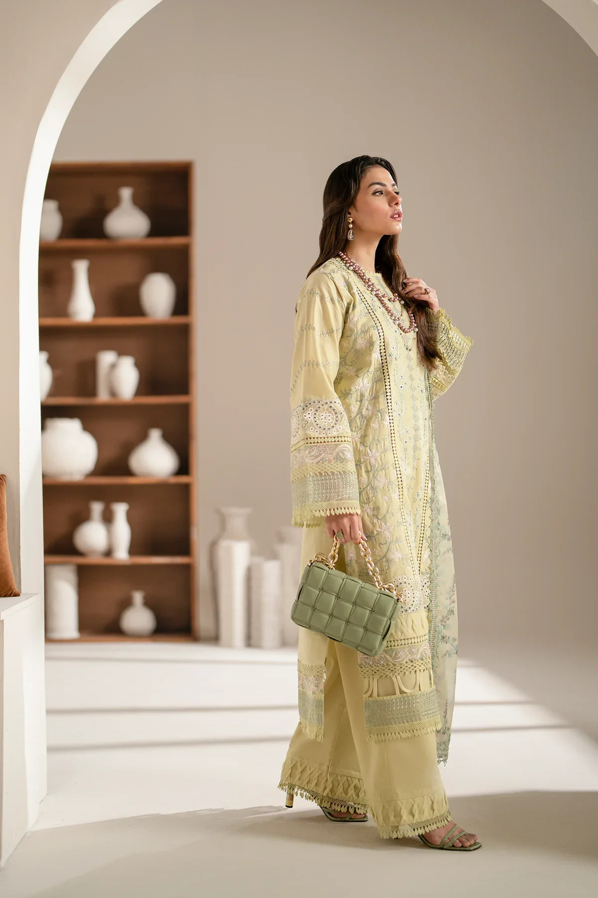 Azzal | Aghaaz Luxury Lawn | Jehaan -  Azzal Luxury - Original Designer Dress - House of Maryam