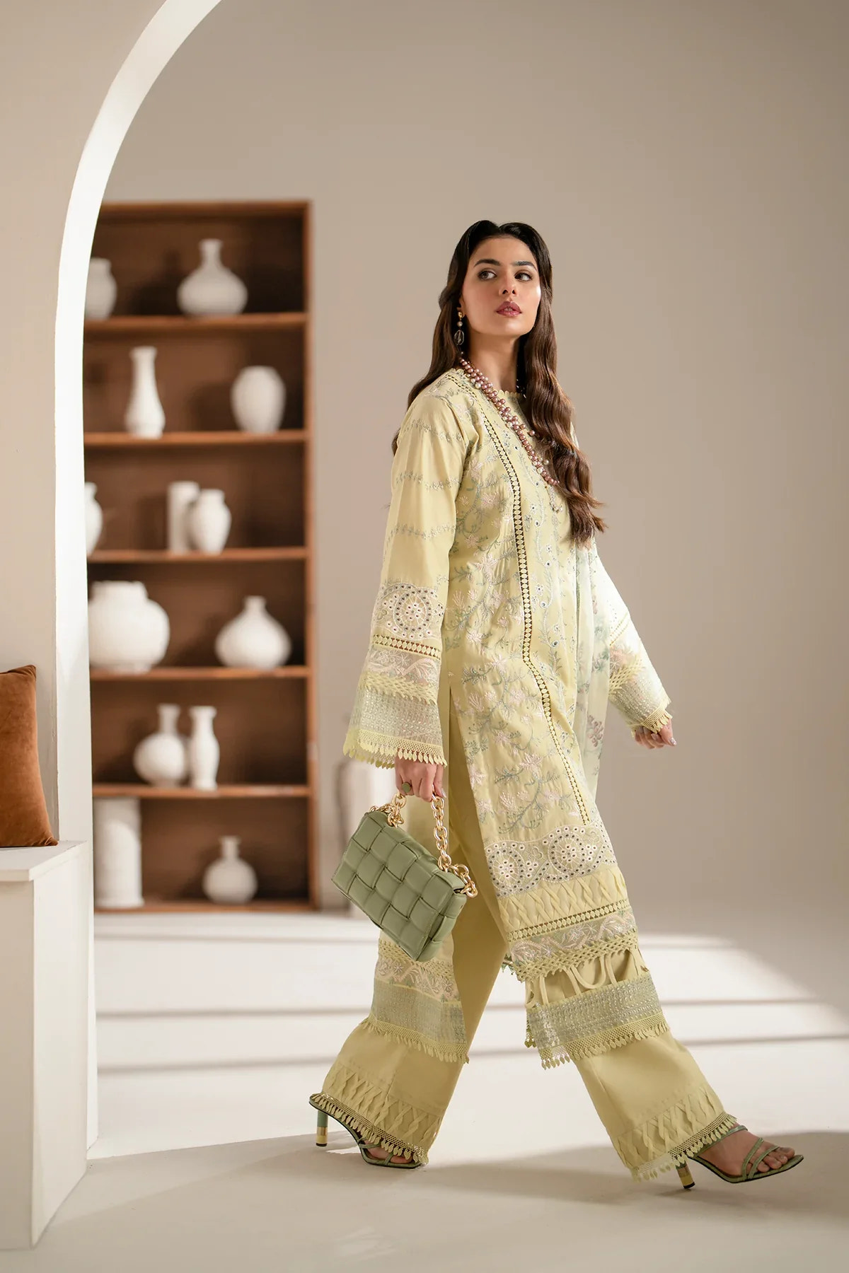 Azzal | Aghaaz Luxury Lawn | Jehaan -  Azzal Luxury - Original Designer Dress - House of Maryam