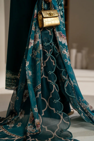 Azzal | Aghaaz Luxury Lawn | Mehr -  Azzal Luxury - Original Designer Dress - House of Maryam