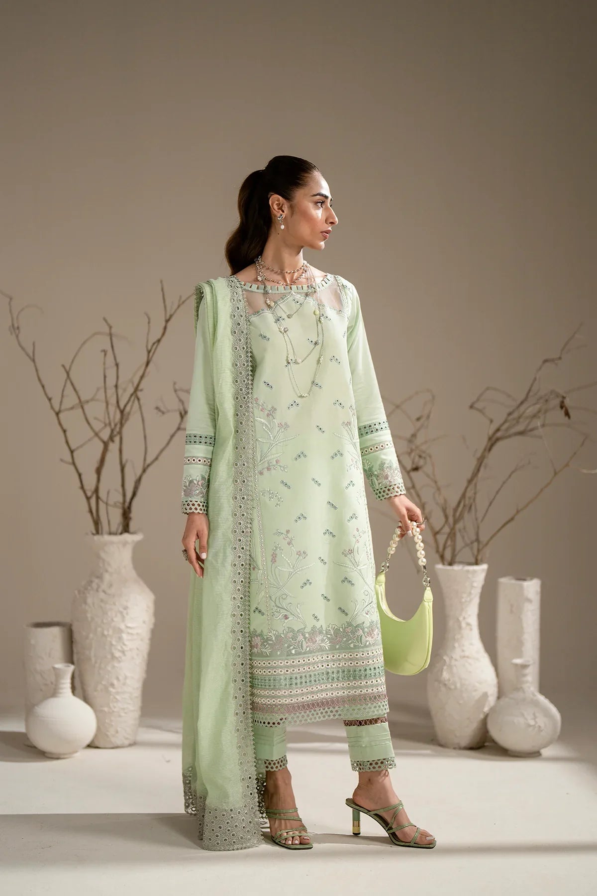 Azzal | Aghaaz Luxury Lawn | Mehak -  Azzal Luxury - Original Designer Dress - House of Maryam