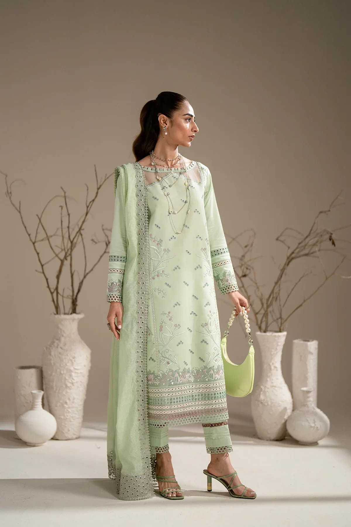 Azzal | Aghaaz Luxury Lawn | Mehak -  Azzal Luxury - Original Designer Dress - House of Maryam
