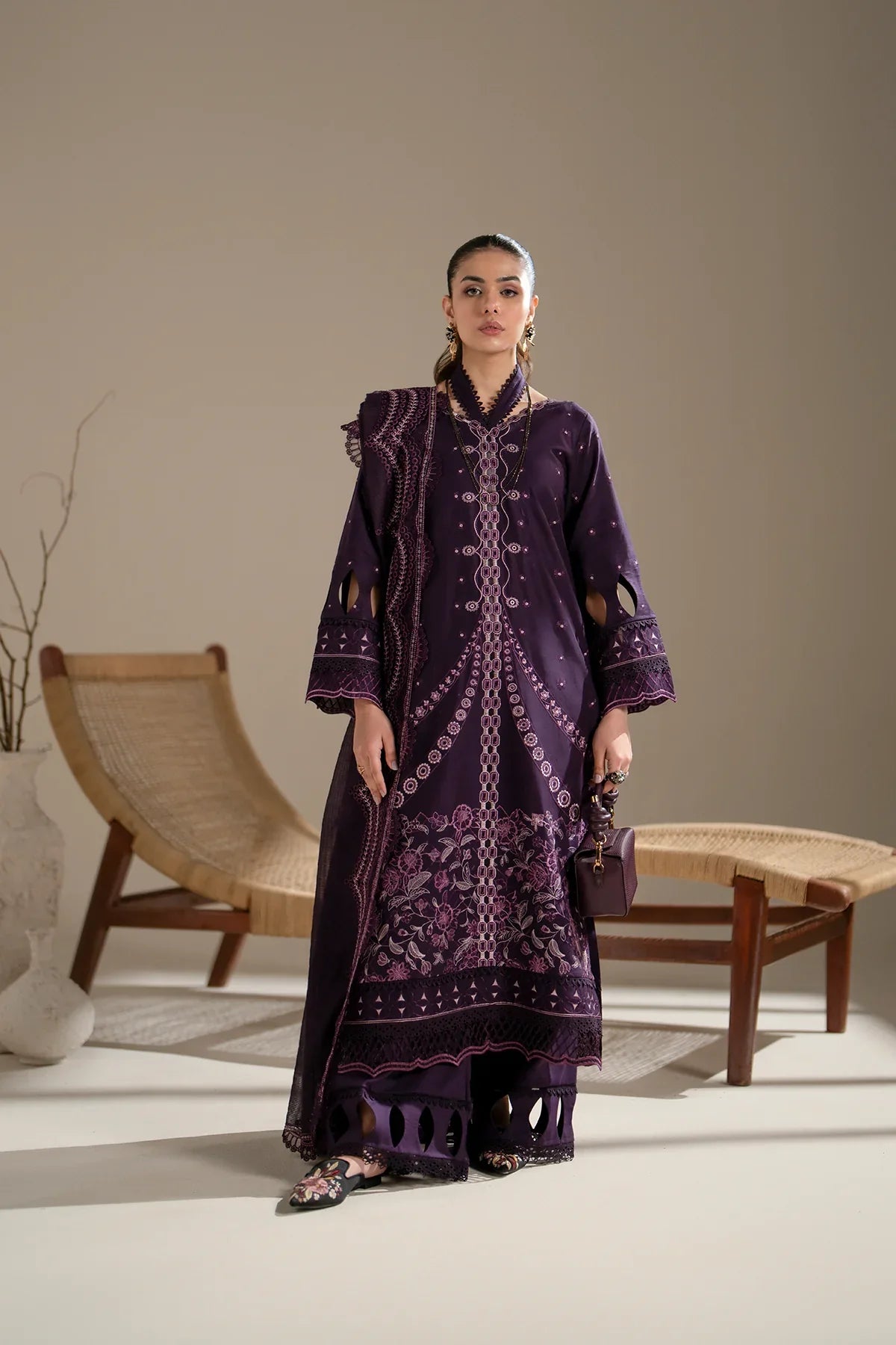 Azzal | Aghaaz Luxury Lawn | Aroma -  Azzal Luxury - Original Designer Dress - House of Maryam