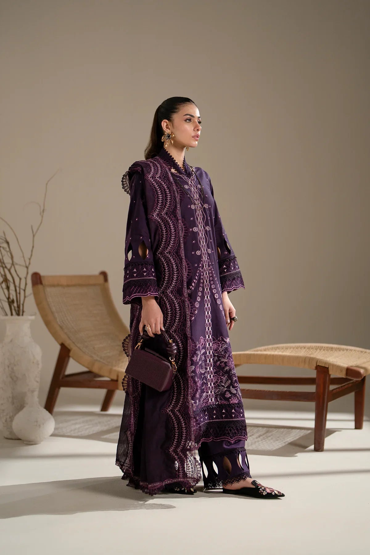 Azzal | Aghaaz Luxury Lawn | Aroma -  Azzal Luxury - Original Designer Dress - House of Maryam