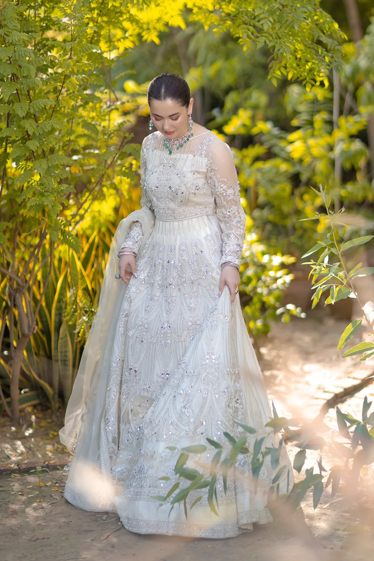 Azzal | Noor Wedding Formals | Safed -  Azzal Bridal - Original Designer Dress - House of Maryam