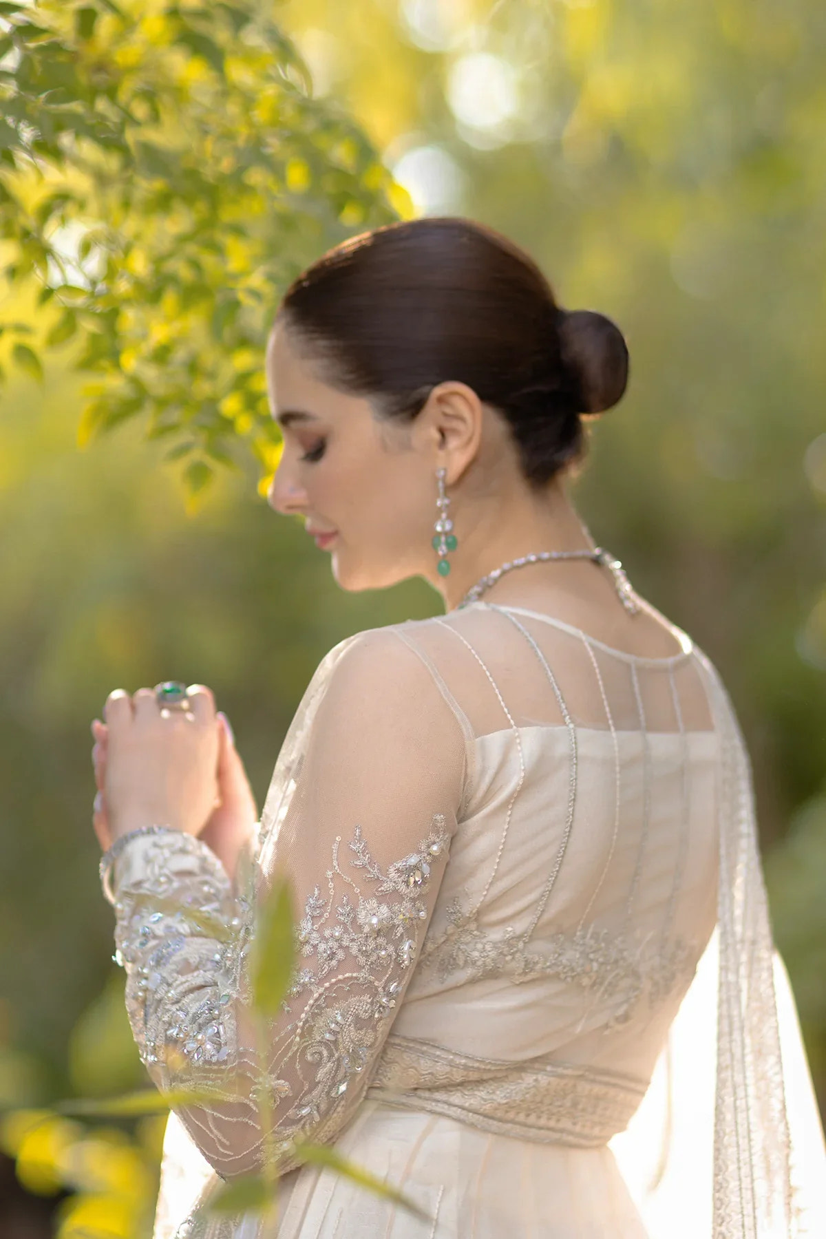 Azzal | Noor Wedding Formals | Safed -  Azzal Bridal - Original Designer Dress - House of Maryam