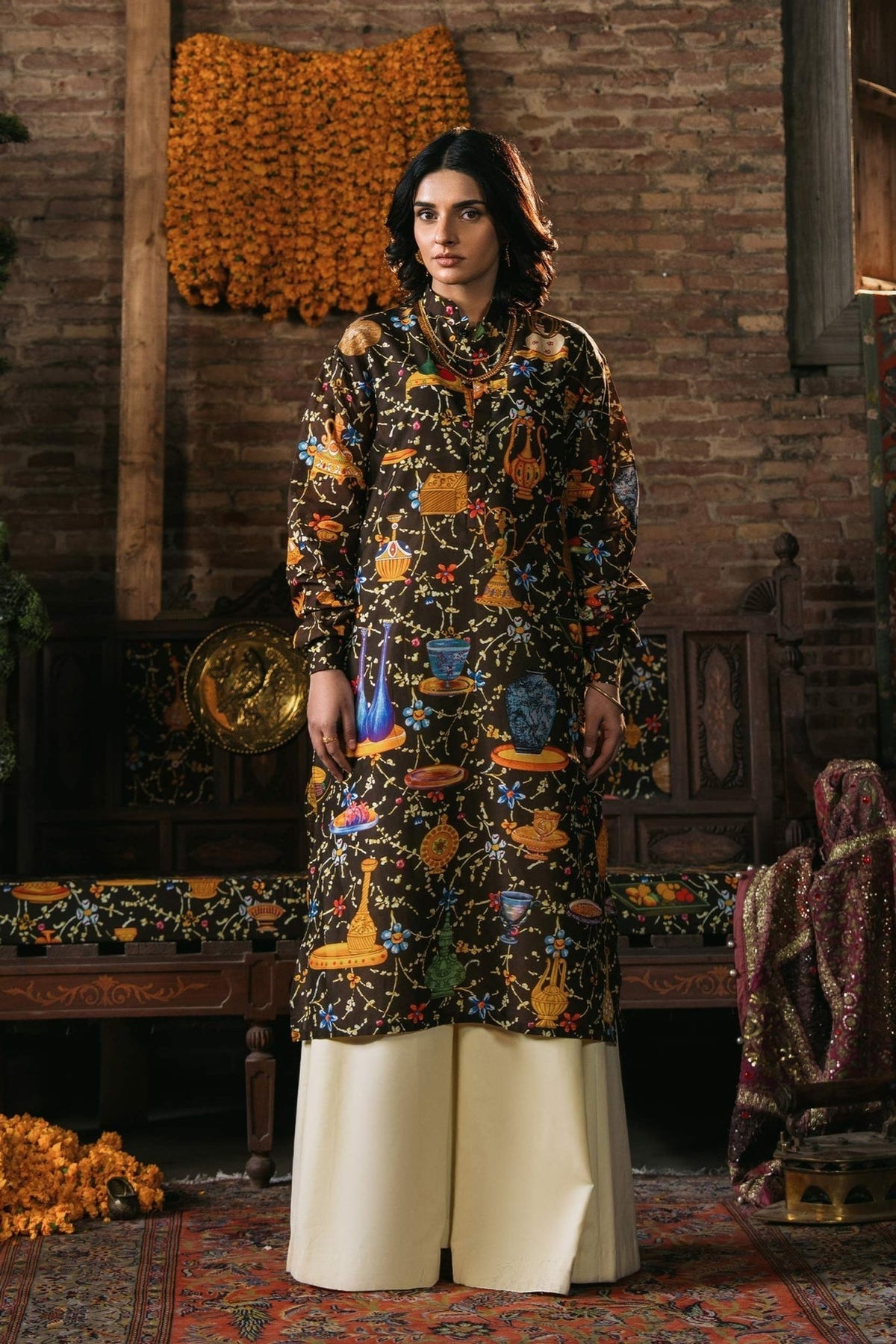 Fahad Hussayn | Lawn Banger | Ayyar -  Fahad Hussayn Ladies Clothes - Original Designer Dress - House of Maryam