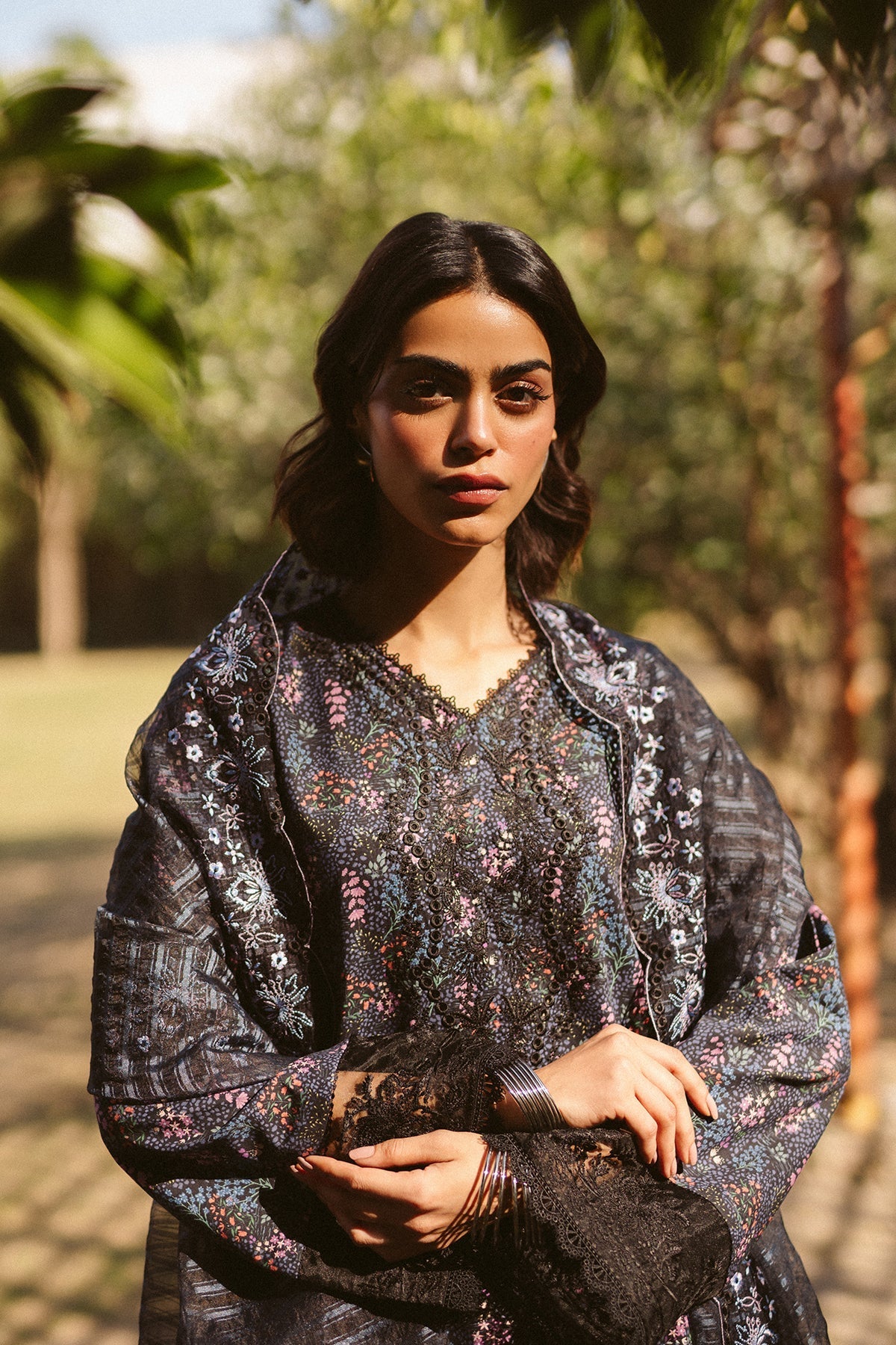 Ayzel | The Bare Minimum | Aziel-Brand:Ayzel-Type:Ladies Clothes-Black-Lawn-House of Maryam- Buy in UK, USA