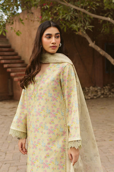 Ayzel | The Bare Minimum | Orla-Brand:Ayzel-Type:Ladies Clothes-Pale Yellow-Lawn-House of Maryam- Buy in UK, USA