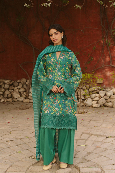 Ayzel | The Bare Minimum | Sanya-Brand:Ayzel-Type:Ladies Clothes-Green-Lawn-House of Maryam- Buy in UK, USA