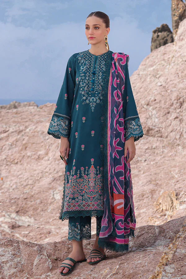 Ayzel | Tropicana Lawn 24 | Peacock by Designer Ayzel - House of Maryam - Pakistani Designer Ethnic Wear in {{ shop.shopifyCountryName }}