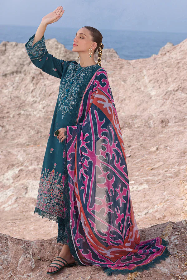 Ayzel | Tropicana Lawn 24 | Peacock by Designer Ayzel - House of Maryam - Pakistani Designer Ethnic Wear in {{ shop.shopifyCountryName }}