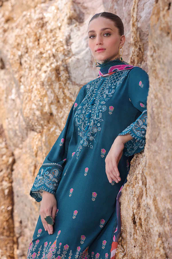 Ayzel | Tropicana Lawn 24 | Peacock -  Ayzel Casuals - Original Designer Dress - House of Maryam