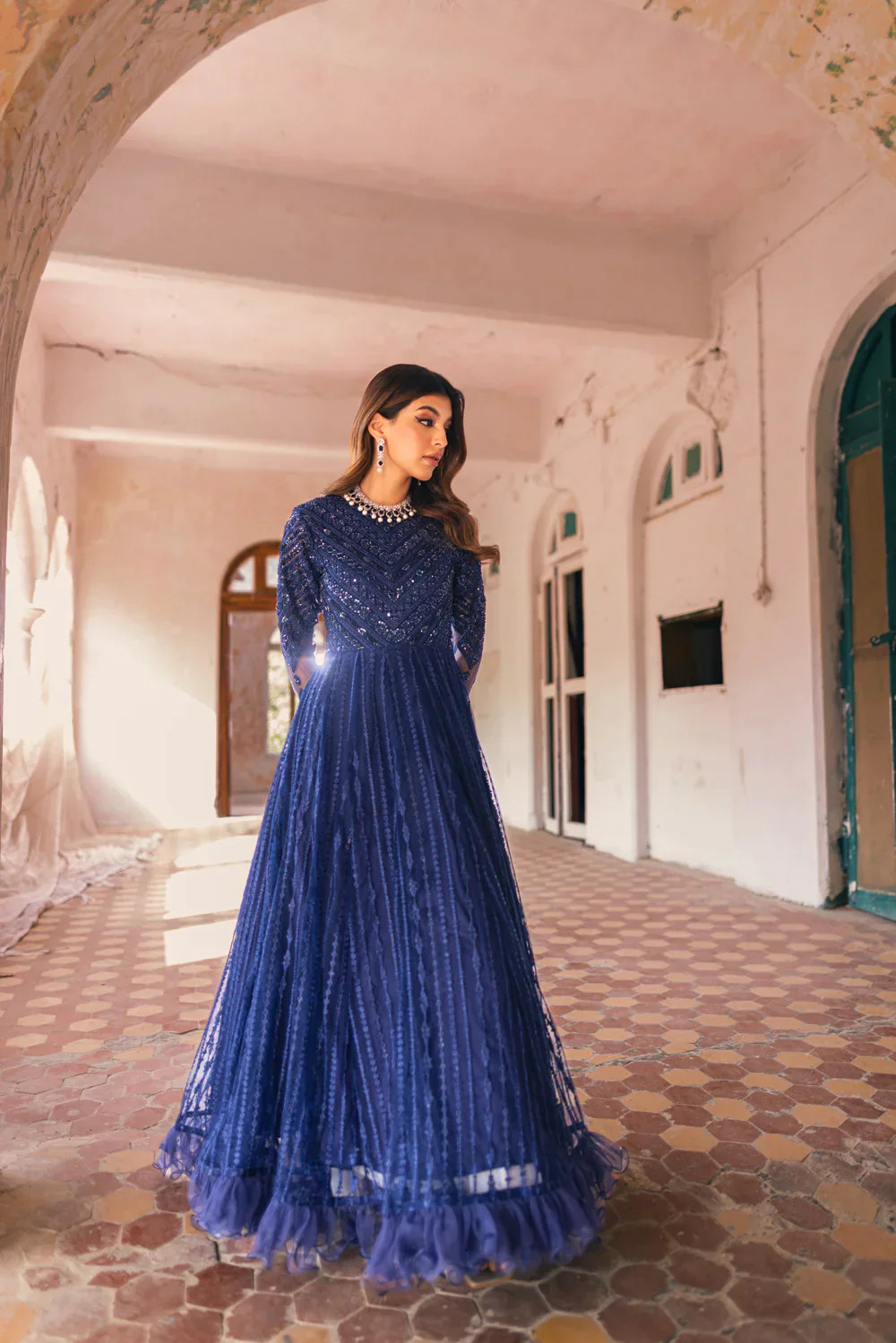 Azure | Wedding Edit 23 | Ghazal -  Azure Bridal - Original Designer Dress - House of Maryam