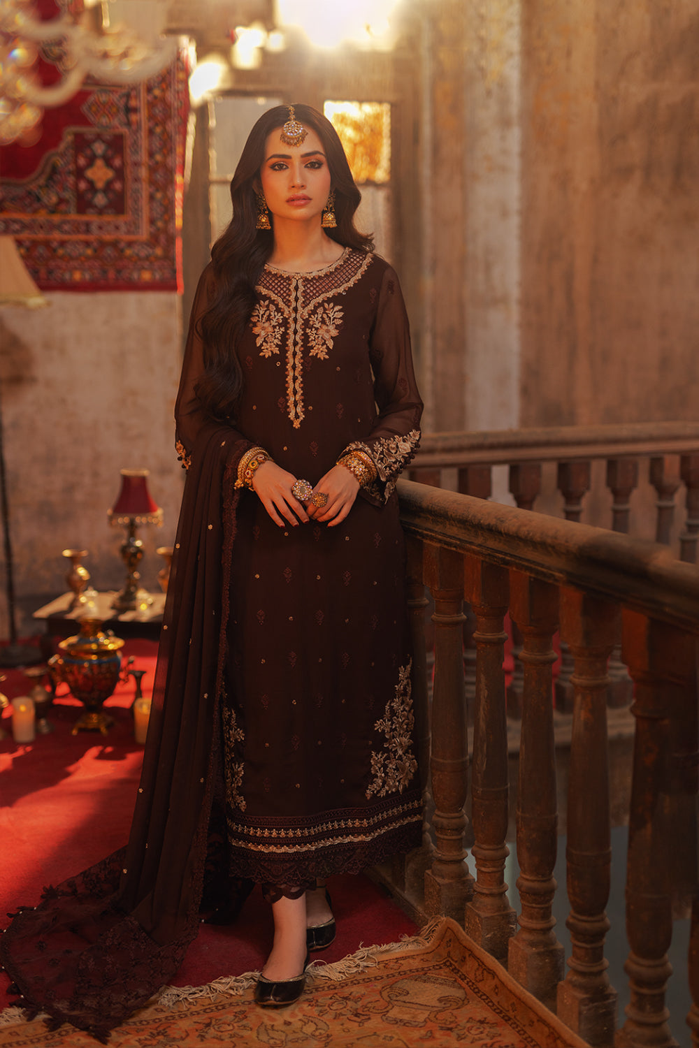 Azure | Ensembles Embroidered Formals | Amber Aura by Azure - House of Maryam