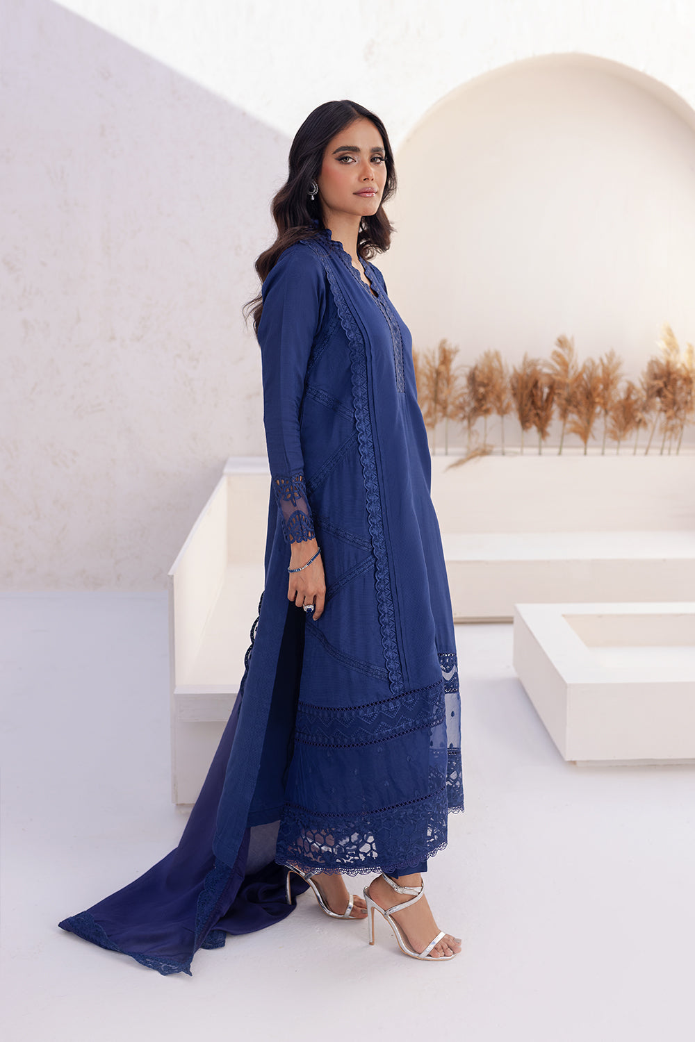 Azure | Ensembles Embroidered Formals | Imperial Iris -  Azure Formal -  House of Maryam