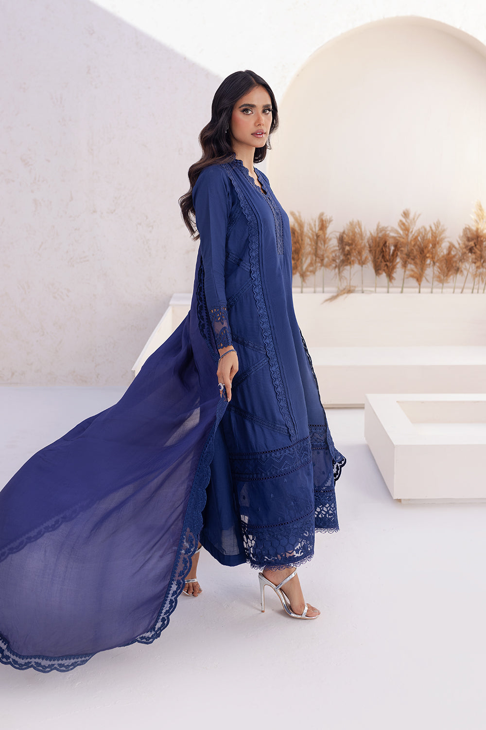 Azure | Ensembles Embroidered Formals | Imperial Iris -  Azure Formal -  House of Maryam