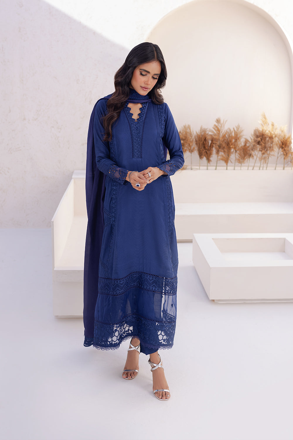 Azure | Ensembles Embroidered Formals | Imperial Iris -  Azure Formal -  House of Maryam