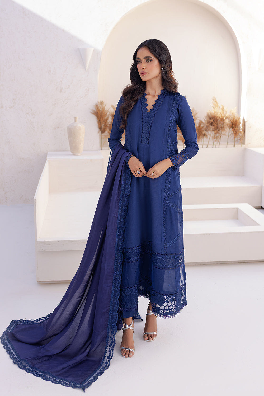 Azure | Ensembles Embroidered Formals | Imperial Iris -  Azure Formal - Original Designer Dress - House of Maryam
