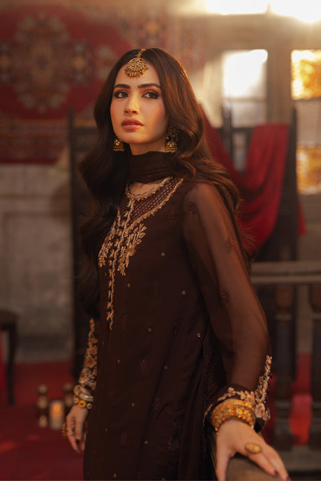 Azure | Ensembles Embroidered Formals | Amber Aura -  Azure Formal - Original Designer Dress - House of Maryam