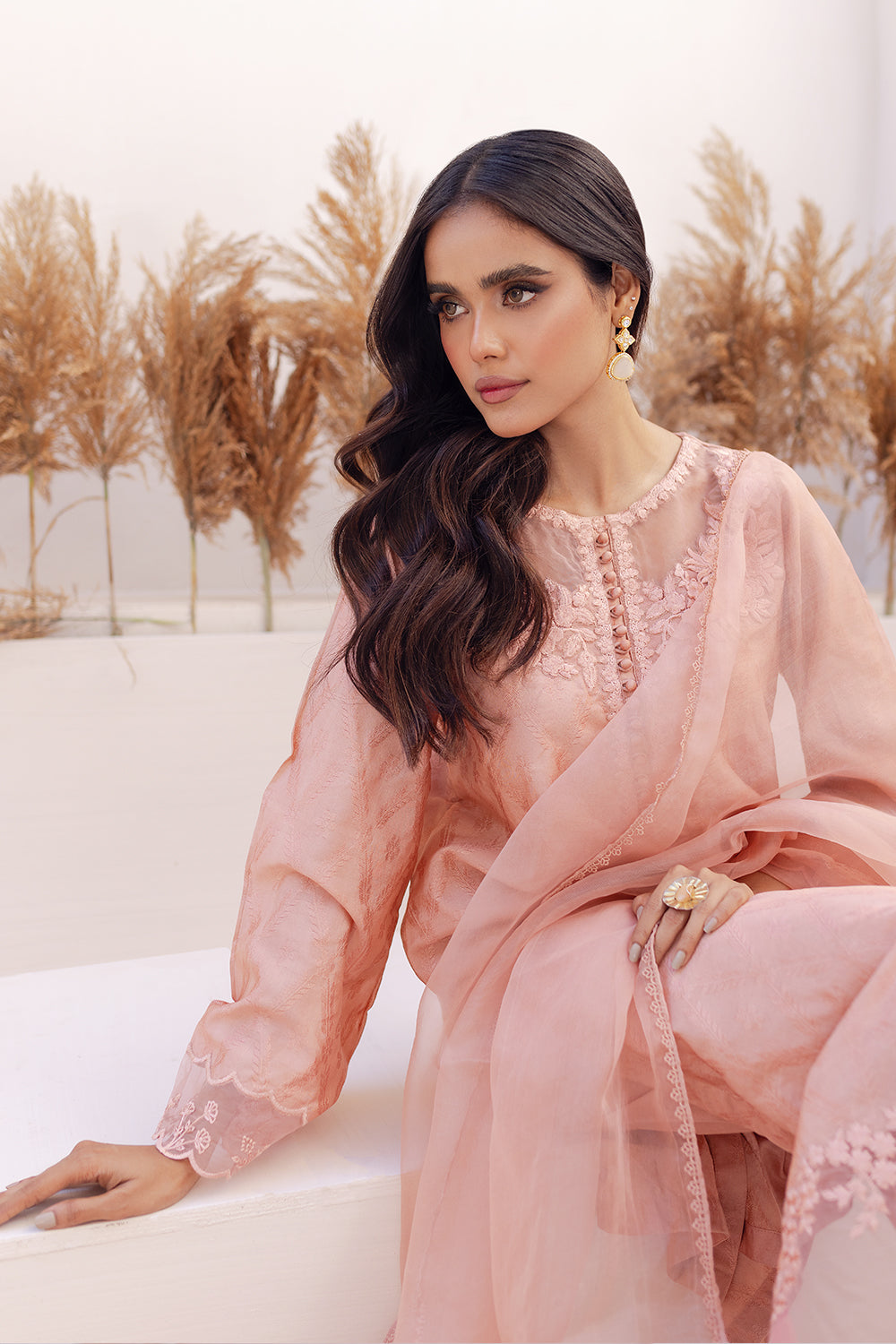 Azure | Ensembles Embroidered Formals | Melon Mirage -  Azure Formal -  House of Maryam