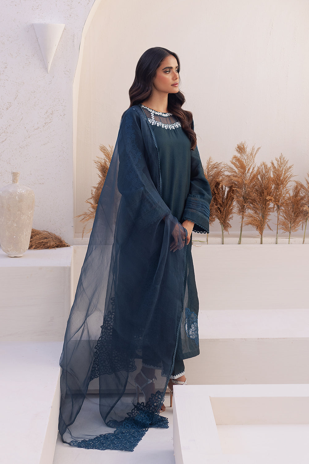 Azure | Ensembles Embroidered Formals | Midnight Storm -  Azure Formal -  House of Maryam