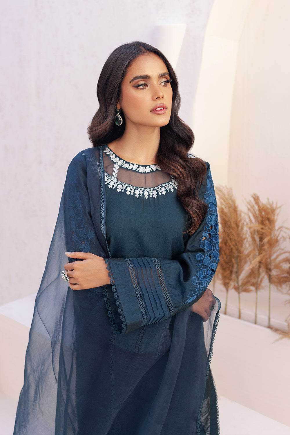 Azure | Ensembles Embroidered Formals | Midnight Storm by Azure - House of Maryam