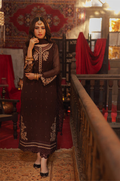 Azure | Ensembles Embroidered Formals | Amber Aura -  Azure Formal - Original Designer Dress - House of Maryam