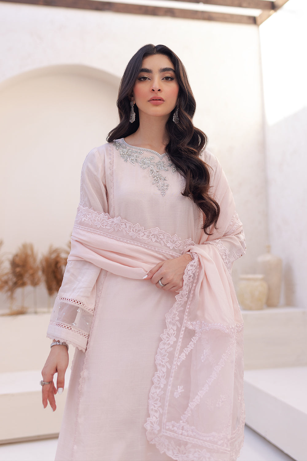 Azure | Ensembles Embroidered Formals | Morganite Magic by Azure - House of Maryam