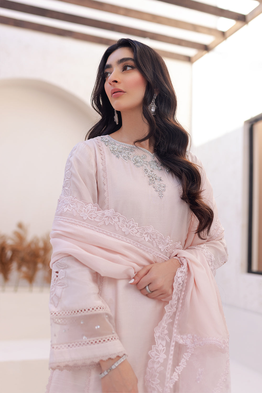 Azure | Ensembles Embroidered Formals | Morganite Magic -  Azure Formal -  House of Maryam
