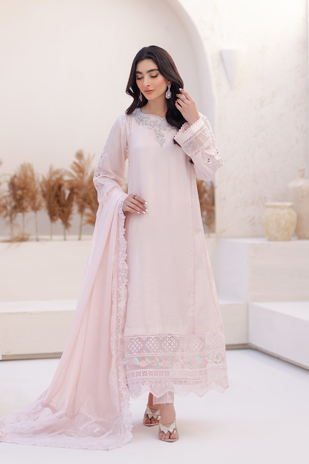 Azure | Ensembles Embroidered Formals | Morganite Magic -  Azure Formal -  House of Maryam