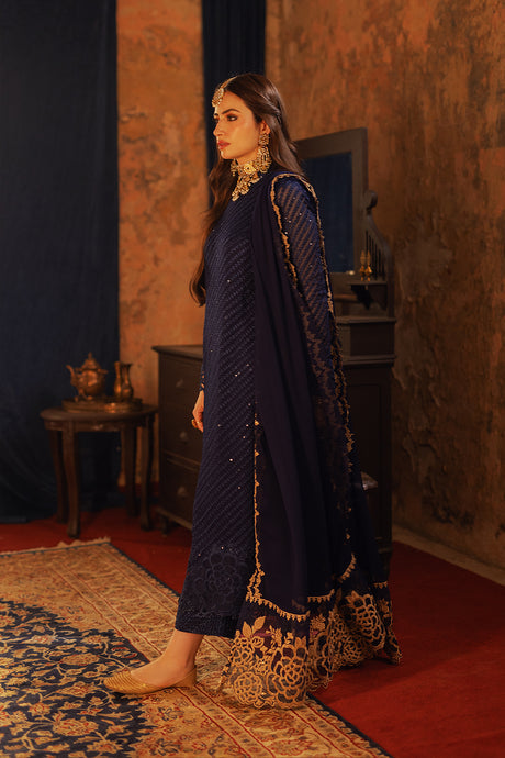 Azure | Ensembles Embroidered Formals | Aqua Serene -  Azure Formal - Original Designer Dress - House of Maryam
