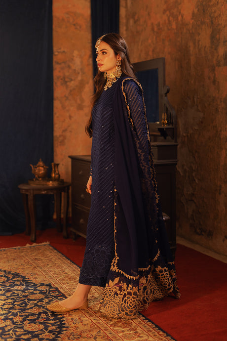 Azure | Ensembles Embroidered Formals | Aqua Serene by Azure - House of Maryam