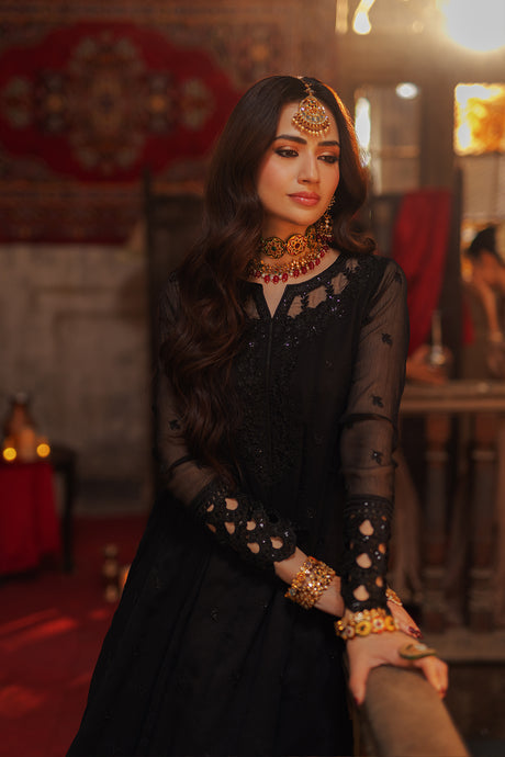 Azure | Ensembles Embroidered Formals | Noir Majesty -  Azure Formal - Original Designer Dress - House of Maryam