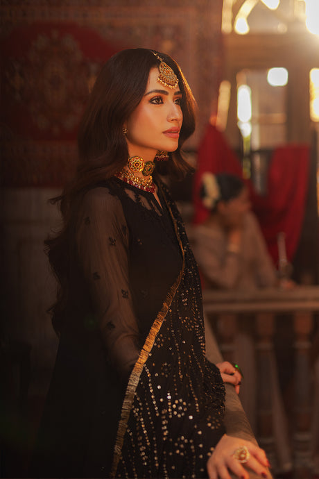 Azure | Ensembles Embroidered Formals | Noir Majesty -  Azure Formal - Original Designer Dress - House of Maryam