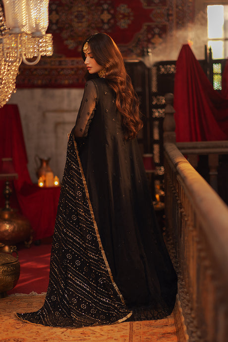 Azure | Ensembles Embroidered Formals | Noir Majesty by Azure - House of Maryam