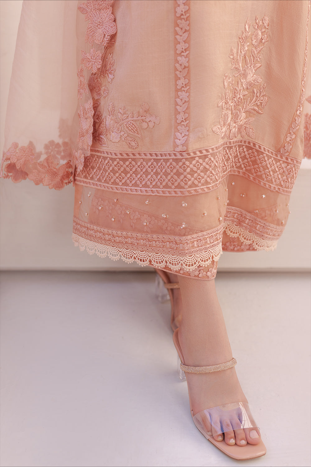 Azure | Ensembles Embroidered Formals | Sable Serenity -  Azure Formal - Original Designer Dress - House of Maryam