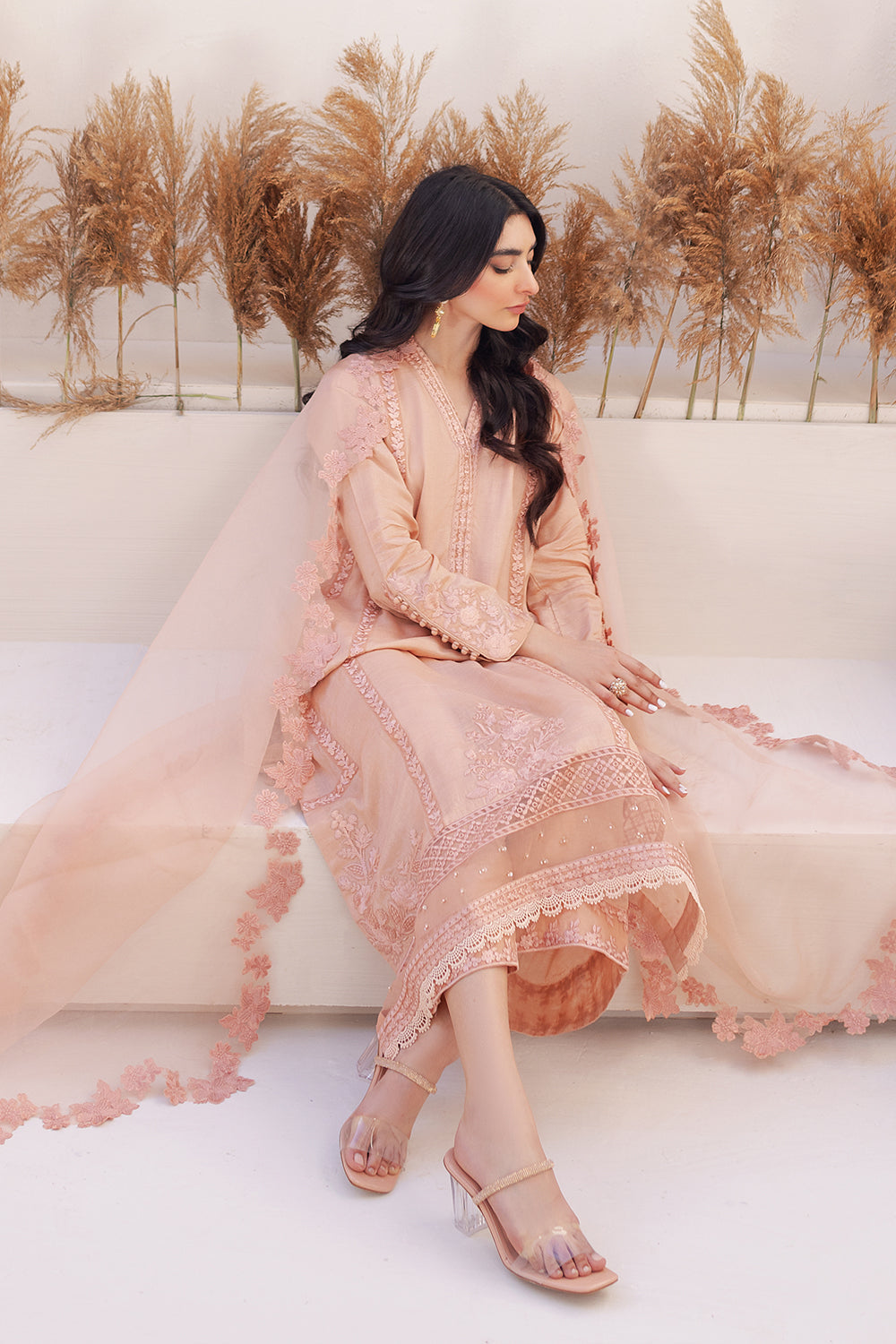 Azure | Ensembles Embroidered Formals | Sable Serenity by Azure - House of Maryam